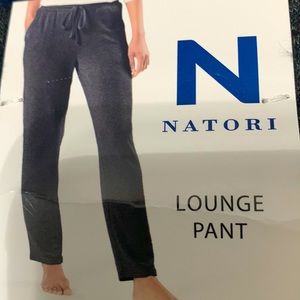 Natori soft stretch knit lounge pant, ankle length, women’s XL,